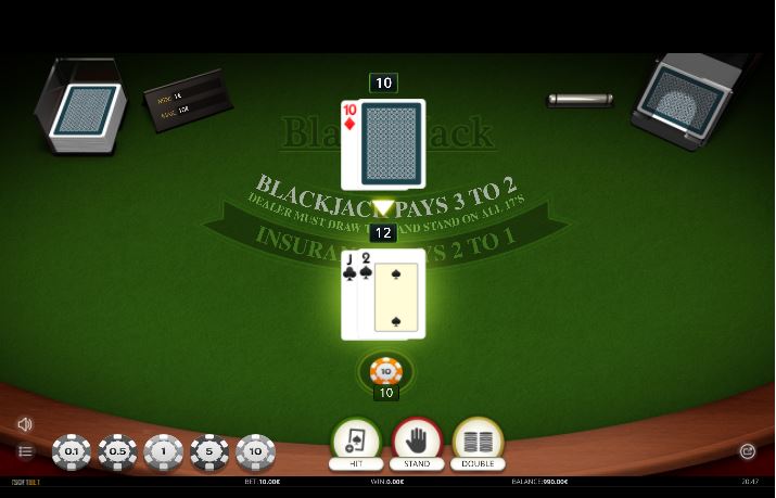 blackjack nos cassinos online