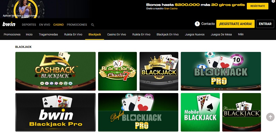 blackjack bwin brasil