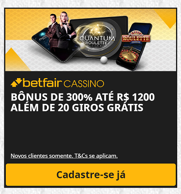 Betfair Casino Bônus