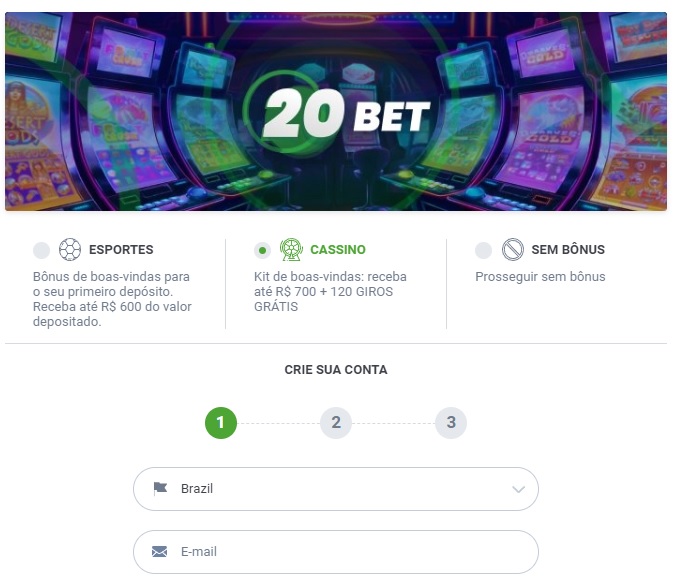 registro no 20bet